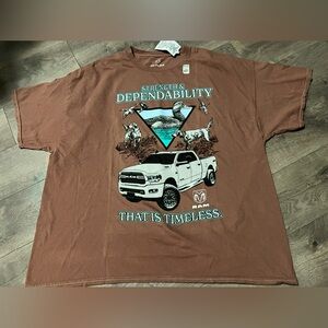 Strength & Dependability Ram T-shirt Size 2XL New